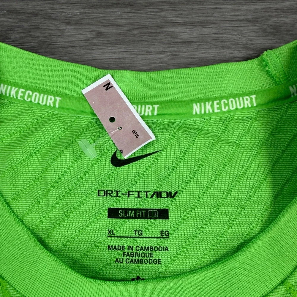 Nike Mens Melbourne Court Dri-FIT Advantage Slam Tennis Tank IB1052-307 Sz XL